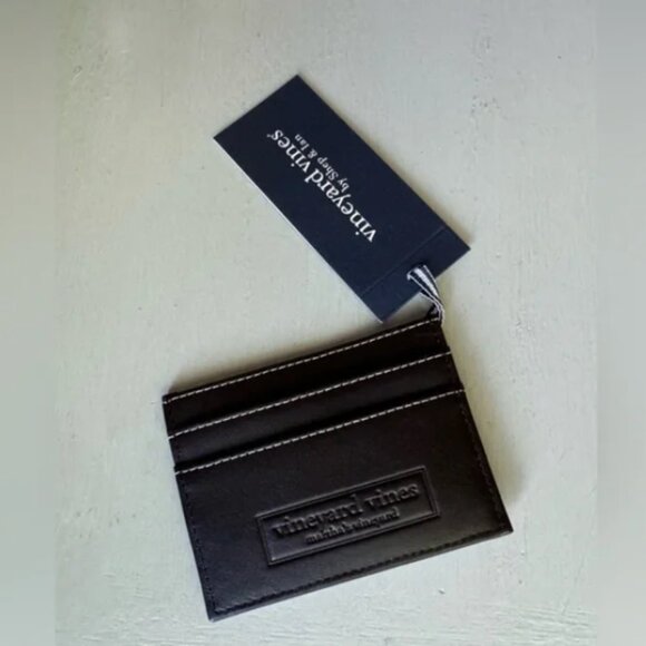 NWT vineyard vines Boathouse Card Case in Condor - Picture 1 of 3